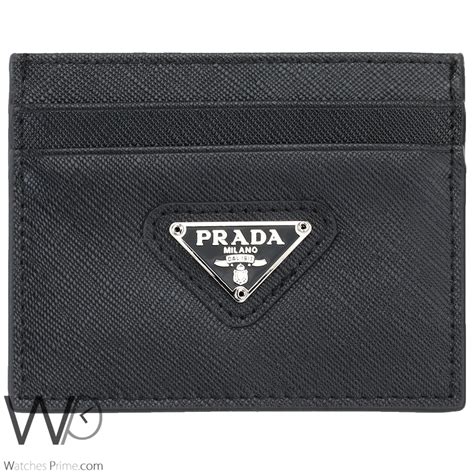 prada mens card case|Prada Cardholders & Wallets for Men .